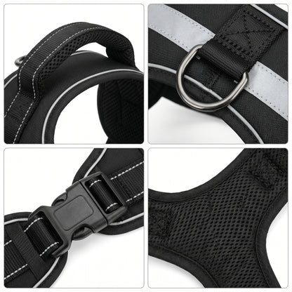 Snuffio SafeWalk Pro — No-Pull & Reflecterend Harnas met Riem