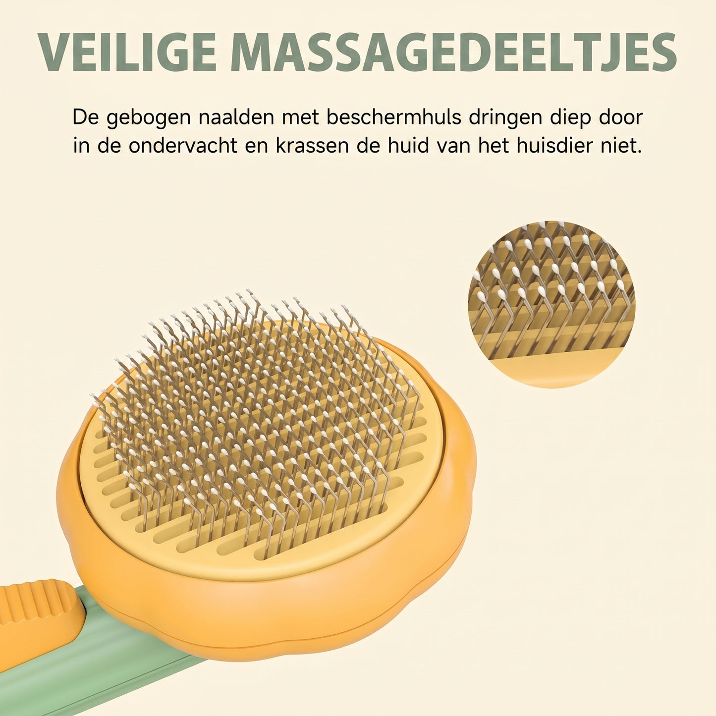 Snuffio FurBrush Pro — Zelfreinigend borstel voor honden & katten