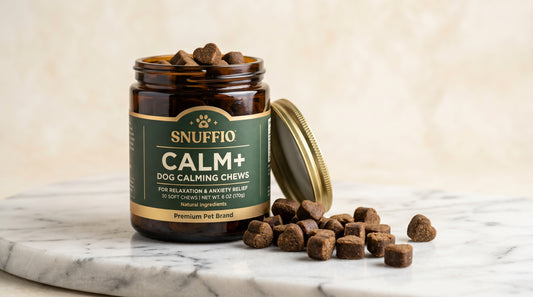 Snuffio Calm+ — Kalmerende chews voor angstige honden