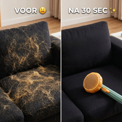 Snuffio FurBrush Pro — Zelfreinigend borstel voor honden & katten