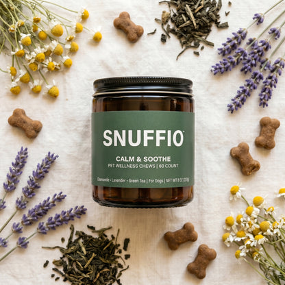Snuffio Calm+ — Kalmerende chews voor angstige honden
